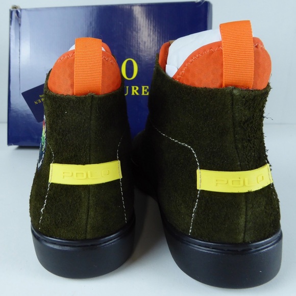 Polo Ralph Lauren Dleaney Suede Sneaker Boots NIB - Picture 5 of 8